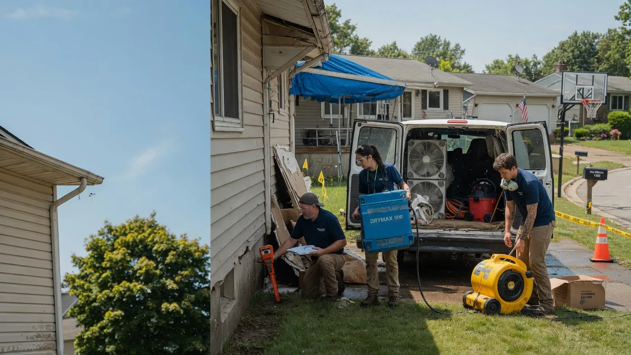 Ceiling Leak Cleanup in South Hamilton, MA near me